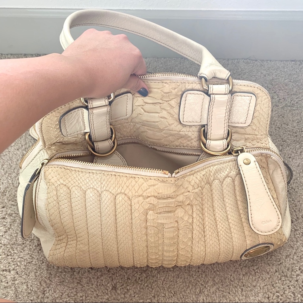 $4000 Chloé Python Bay Bag - Picture 4 of 13